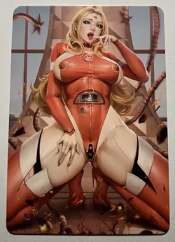 SEXY HEROINE WAIFU Nora ATOMIC HEART ACG PRISMATIC HOLOFOIL CARD NM - Image 2