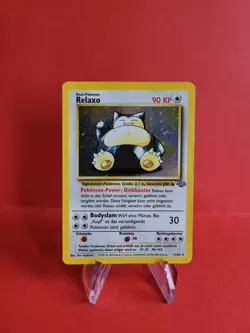 Pokemon Karte/card - Relaxo Snorlax 11/64 - Jungle Holo - Light Played - Image 1