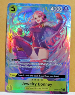 Jewelry Bonney SP OP08-105 SR Alternate Art One Piece Card English - Image 1