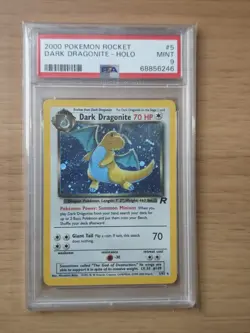 Pokemon Dark dragonite HOLO team Rocket eng 5/82 PSA 9 Mint Vintage Wotc Card - Image 1