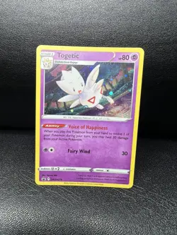 Pokemon Card Togetic Whit Swirl SWSH276 Black Star Promo Holo - Image 1