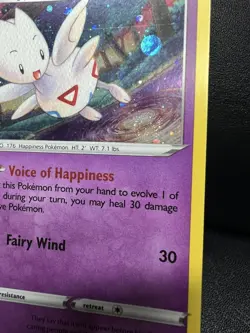 Pokemon Card Togetic Whit Swirl SWSH276 Black Star Promo Holo - Image 4