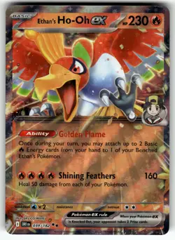 Ethan's Ho-Oh ex 039/182 SV10: Destined Rivals NM Pokemon Card TCG - Image 1