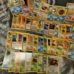 Lot Of 45 Pokemon Random Base Set Cards Used - Image 4