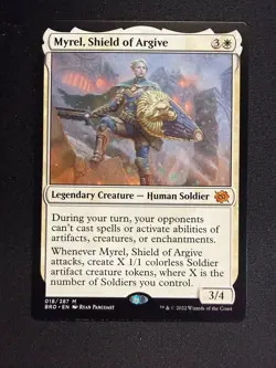 Myrel, Shield Of Argive - NM - The Brother's War MtG - Image 1
