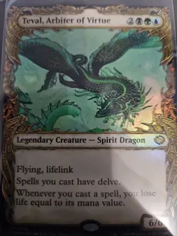 Teval, Arbiter of Virtue (Showcase) Tarkir: Dragonstorm Foil - Image 1