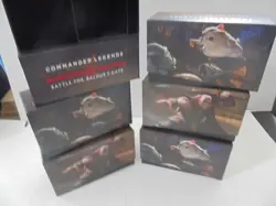 MTG Magic the Gathering Empty Bundle Box Battle for Baulders Gate x 6 - Image 1