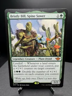 MTG Outlaws of Thunder Junction Bristly Bill Spine Sower Regular Mythic NM - Image 1