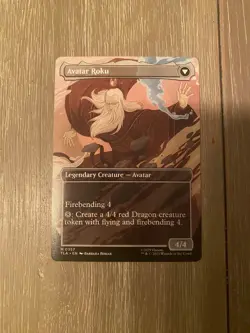 ?? MTG: The Legend of Roku Borderless 357 NM MTG Avatar -SHIPS INSTANTLY - Image 2
