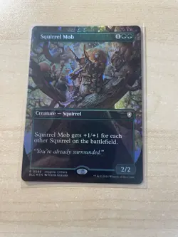 Squirrel Mob (Borderless) Commander: Bloomburrow Foil - Image 1