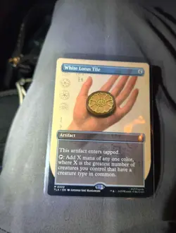 MTG Avatar White Lotus Tile BORDERLESS - Image 1