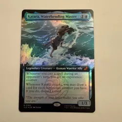 Katara Waterbending Master FOIL Extended Art 180 Avatar Eternal TLE MTG Unplayed - Image 1