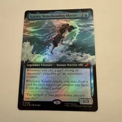 Katara Waterbending Master FOIL Extended Art 180 Avatar Eternal TLE MTG Unplayed - Image 2