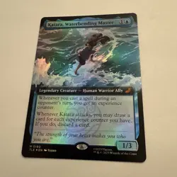Katara Waterbending Master FOIL Extended Art 180 Avatar Eternal TLE MTG Unplayed - Image 3