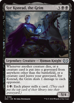 Syr Konrad, the Grim 158 NM Duskmourn House of Horror Commander DSC Magic MTG - Image 1