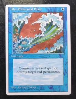 MTG Blue Elemental Blast Alternate 4th Edition Mint Unplayed Magic The Gathering - Image 1