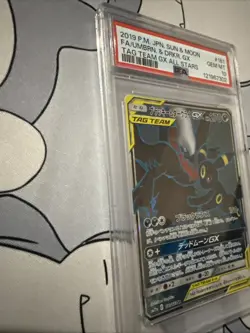 Pokemon TCG Umbreon & Darkrai GX 181/173 Tag Team All Stars Japanese PSA 10 - Image 4