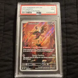 PSA 9 MINT 2024 Pokemon Fezandipiti 073/064 Shrouded Fable Illustration Rare - Image 1