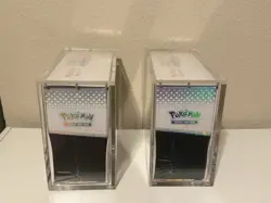 TWO Pokemon Center Prismatic Evolutions Elite Trainer Box - Sealed ETB + Cases - Image 4