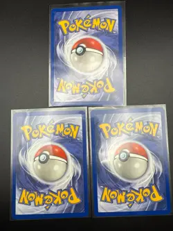 Pokemon 1st Edition Team Rocket Dark Alakazam Evolution Set 18/82, 39/82 & 49/82 - Image 2