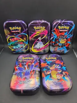 Pokemon mini tin empty Mega Evolutions - Image 1