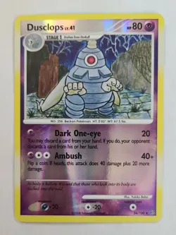 Pokemon DUSCLOPS 34/100 Reverse Holo Stormfront - Light Play ?? - Image 2