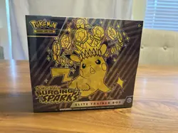 Pokemon Scarlet and Violet Surging Sparks Elite Trainer Box Pokemon NEW SEALED - Image 1