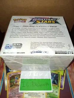 Pokemon 2022 Sword & Shield Brilliant Stars Booster Box Sealed 36xPacks - Image 3