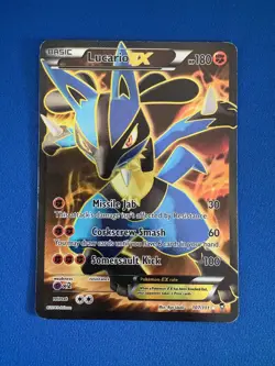 Lucario EX (107 Full Art) 107/111 XY-Furious Fists Holo (Pokemon TCG) - Image 1