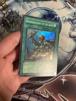 (22) Yu-Gi-Oh! TCG Reinforcement of the Army LOD-028 Super Rare Unlimited LP - Image 2