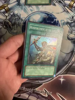 (22) Yu-Gi-Oh! TCG Reinforcement of the Army LOD-028 Super Rare Unlimited LP - Image 4