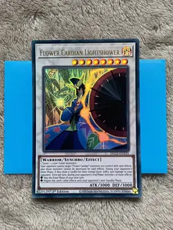 Yugioh! TCG FLOWER CARDIAN LIGHTSHOWER DLCS-EN135 1st Edition Ultra Rare - Image 1