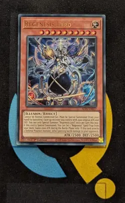 ALIN-EN017 Regenesis Lord Ultra Rare 1st Edition YuGiOh - Image 1