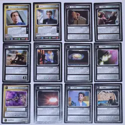 STAR TREK CCG Voyager Expansion SET of 12 STARTER EXCLUSIVE Cards nm/mt - Image 1