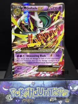 Pokemon Card M Gallade EX 35/108 XY Roaring Skies Ultra Rare Light Play - Image 1
