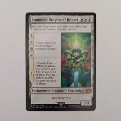 Summon: Knights of Round MTG Mythic Rare Magic: The Gathering Final Fantasy 7 - Image 1
