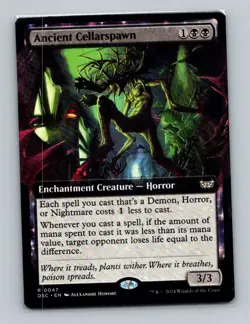 1x Ancient Cellarspawn Extended Art (0047) Commander Duskmourn DSC MTG Magic NM - Image 1
