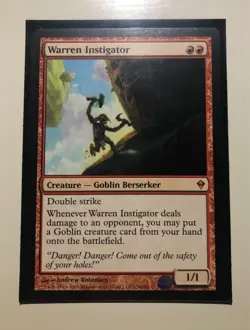 Warren Instigator - Zendikar - Magic the Gathering MtG Trading Card - Image 1