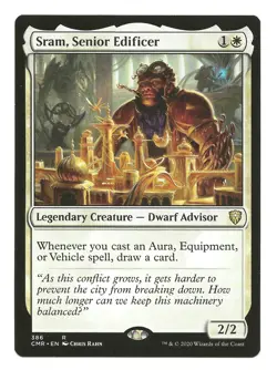 Sram, Senior Edificer MTG Legendary Creature Card Commander Legends 1x NM - Image 1