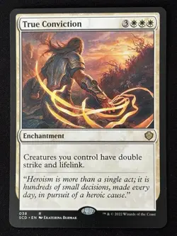 1x MTG True Conviction - Starter Commander Decks (SCD) #38 - Magic the Gathering - Image 1