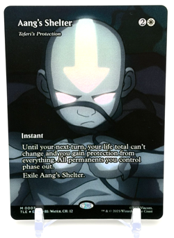 MTG: Avatar - Aang's Shelter Teferi's Protection (Borderless) (FOIL)- M #0007 - Image 1