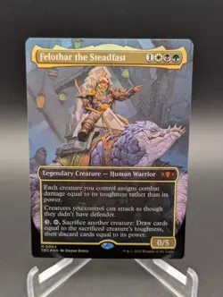 Felothar the Steadfast (Borderless) Commander: Tarkir: Dragonstorm Foil - Image 1