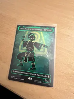 Toph, the First Metalbender (Borderless NEON INK FOIL) Avatar: TLA #362 (MTG NM) - Image 1