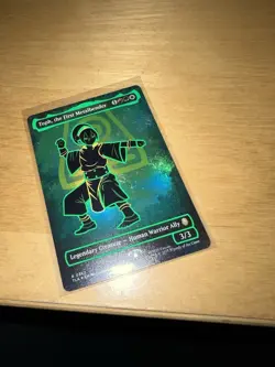 Toph, the First Metalbender (Borderless NEON INK FOIL) Avatar: TLA #362 (MTG NM) - Image 2