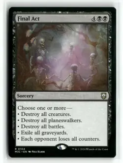 Final Act 0104 Commander: Modern Horizons 3 M3C MTG Magic - Image 1