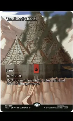 Tarnished Citadel Borderless 59 - Avatar: The Last Airbender Star Foil MTG NM/M - Image 2
