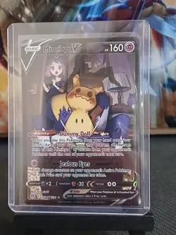 Mimikyu v TG16/TG30 Sword & Shield Brilliant Stars Trainer Gallery Pokemon Card - Image 2