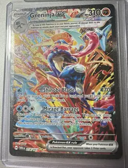 2024 POKEMON GRENINJA EX TWILIGHT MASQUERADE SPECIAL ILLUSTRATION #214/167! MINT - Image 1