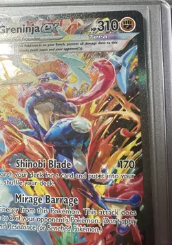 2024 POKEMON GRENINJA EX TWILIGHT MASQUERADE SPECIAL ILLUSTRATION #214/167! MINT - Image 3