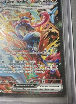 2024 POKEMON GRENINJA EX TWILIGHT MASQUERADE SPECIAL ILLUSTRATION #214/167! MINT - Image 4
